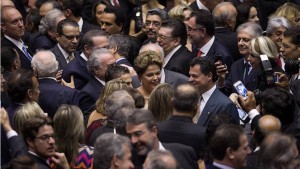 (Dilma Rousseff na posse em 2011/Ed Ferreira/Estadão)