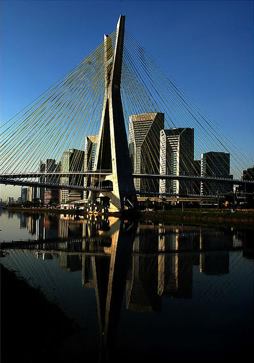 Ponte estaiada de São Paulo: recursos de contrapartidas econômicas (Foto:Renatto de Souza)