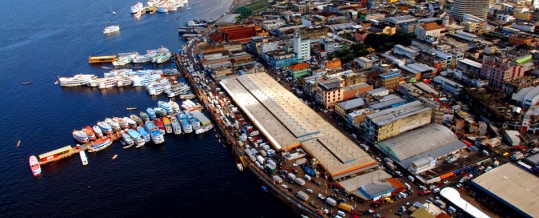 Porto de Manaus: cidade está no rankins das mais bem avaliadas pelos turistas (Divulgação)