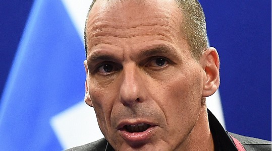Yanis Varoufakis. Teoria dos Jogos. Crédito: Emmanuel Dunand/AFP