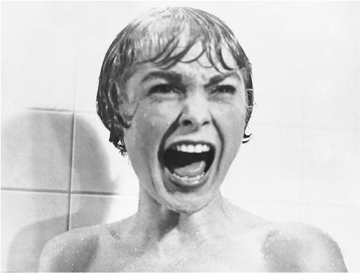 Cena do chuveiro no filme Psicose, de Hitchcok: alunos temem ficar sem banho após ginástica