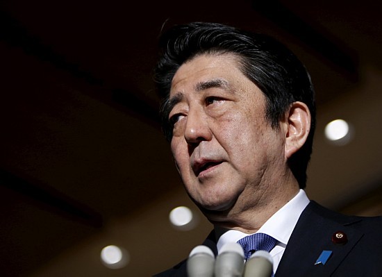 O primeiro-ministro do Japão, Shinzo Abe