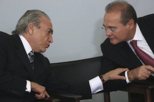 Michel Temer e Renan Calheiros (Ueslei Marcelino - Reuters)