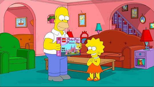 Família Simpson ficará presa em uma Springfield de Lego (Divulgação)