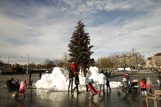 Árvore de Natal em Zurique (Reuters)