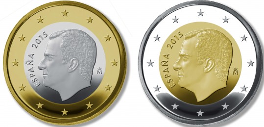 Novas moedas homenageiam o rei Felipe VI da Espanha (Efe)