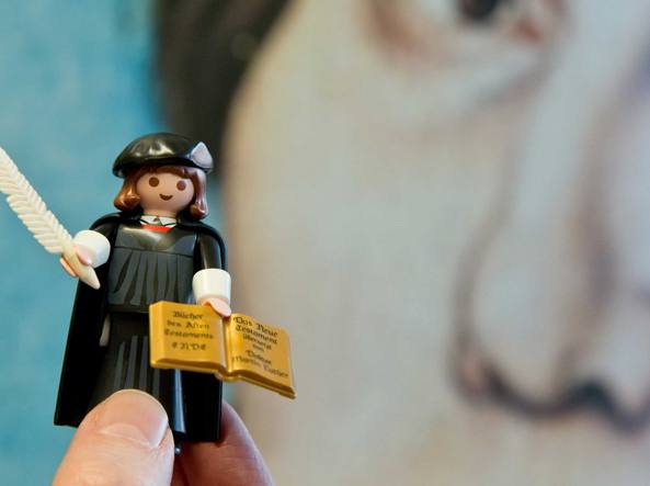 Martinho Lutero na versão Playmobil: sucesso de vendas (Foto: divulgação)